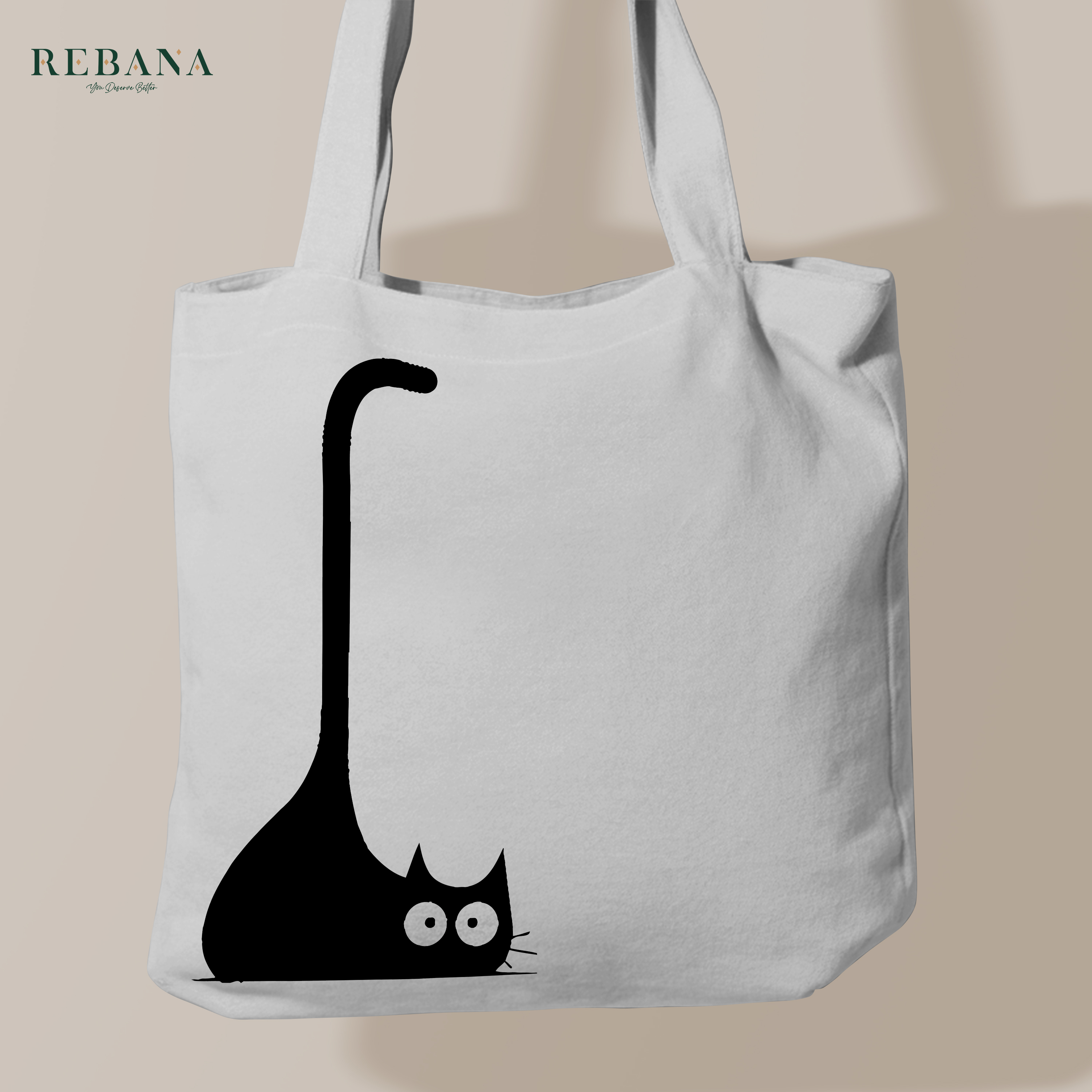 REBANA Canvas Tote Bag | Large Capacity Work & Daily Tote Bag Malaysia 02 - Image 2